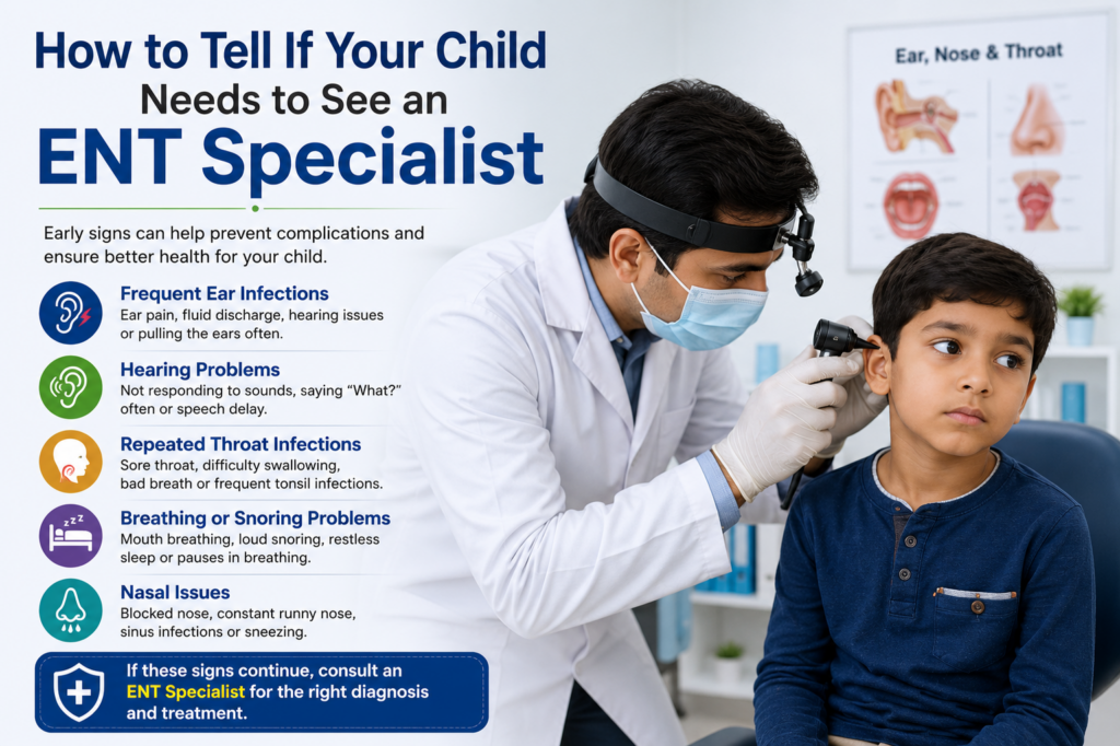 How to Tell If Your Child Needs to See an ENT Specialist